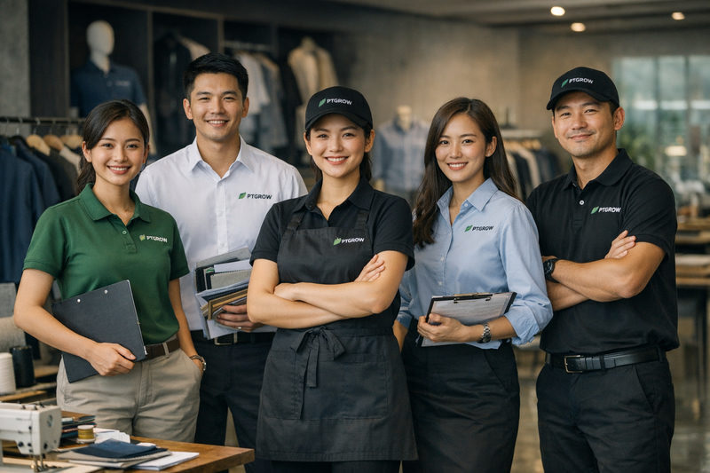 Thiết kế đồng phục. quần áo, may mặc của PTGROW phù hợp ai và mang lại lợi ích gì?